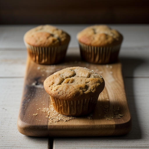 Triple Wheat-Honey Muffins recipe image