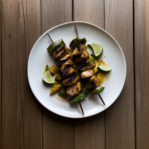 Tropical Chicken Kabobs recipe image
