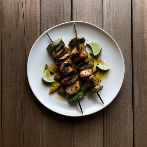 Tropical Chicken Kabobs recipe image