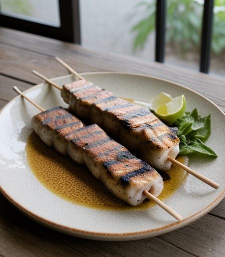 Tropical Fish Kebabs recipe image