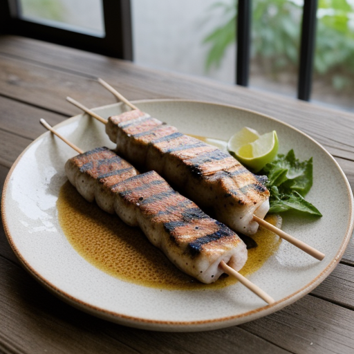 Tropical Fish Kebabs recipe image