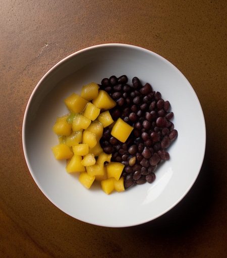 Tropical Fruit & Black Bean Salsa recipe image