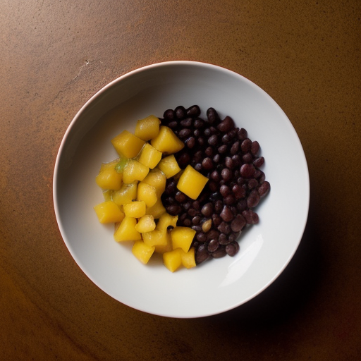 Tropical Fruit & Black Bean Salsa recipe image