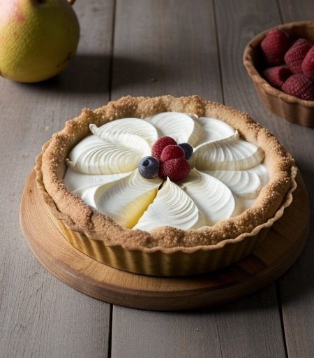Tropical Fruit Coconut Explosion Tart recipe image