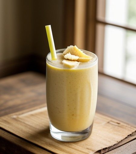 Tropical Pineapple Banana Shake recipe image