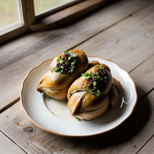 Tropical Stuffed Cornish Hens recipe image