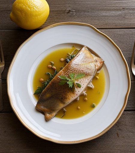 Trout Almondine recipe image