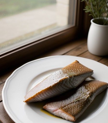 Trout Baked in Wine (Irish recipe image