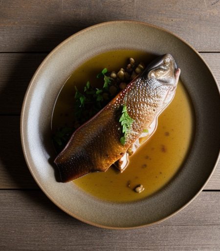 Trout Sauteed in Walnut Oil recipe image