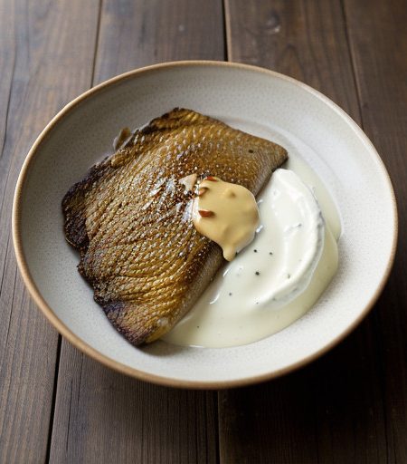 Trout With Cream & Honey Sauce (Irish recipe image