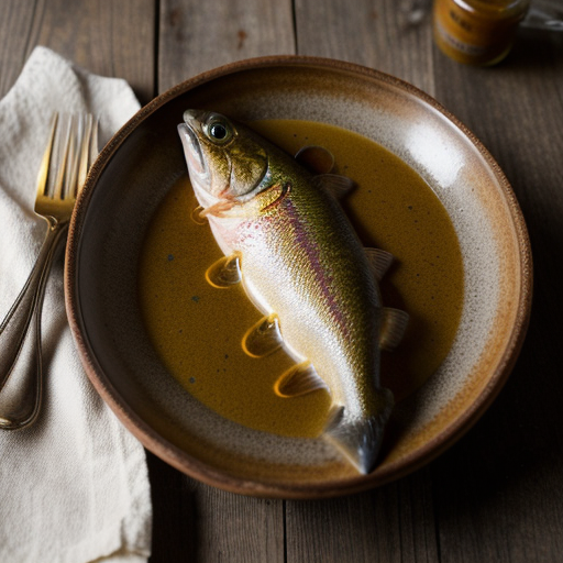 Trout With Cream & Honey Sauce recipe image