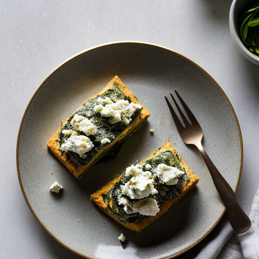 Trout With Feta and Spinach recipe image