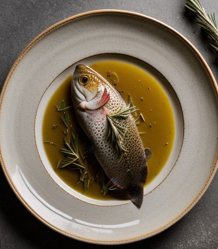 Trout With Garlic & Rosemary recipe image