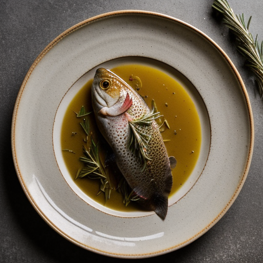 Trout With Garlic & Rosemary recipe image