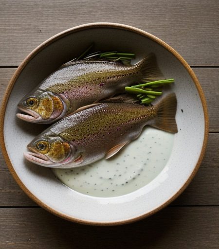 Trout With Horseradish Sauce recipe image