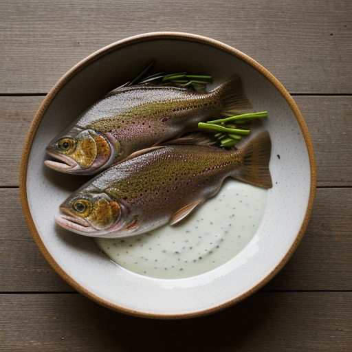 Trout With Horseradish Sauce recipe image