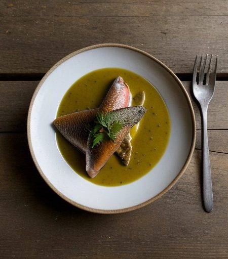 Trout With Mustard Sauce recipe image
