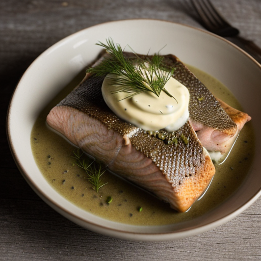 Trout in Herb & Cream Sauce (Irish recipe image