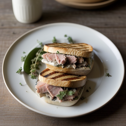 Troy's Grilled Tuna Sandwiches recipe image