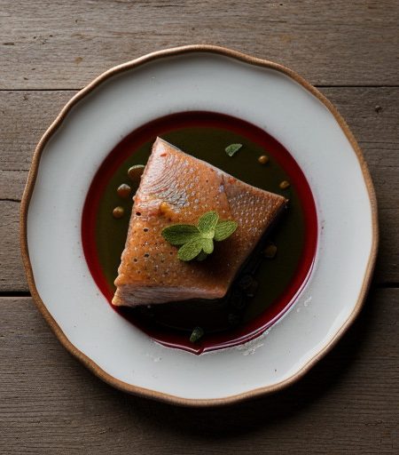 Truchas a La Navarra (Trout With Red Wine And recipe image