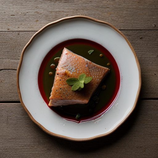 Truchas a La Navarra (Trout With Red Wine And recipe image