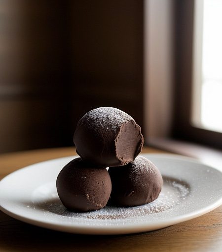 Truffes Au Chocolat (Chocolate Truffles recipe image