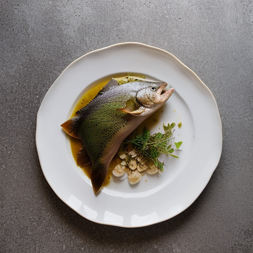Truites Au Bleu (Trout Cooked in Court Bouill recipe image