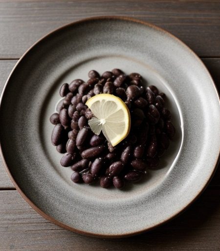 Tubetti With Lemon~ Black Beans & Olives recipe image