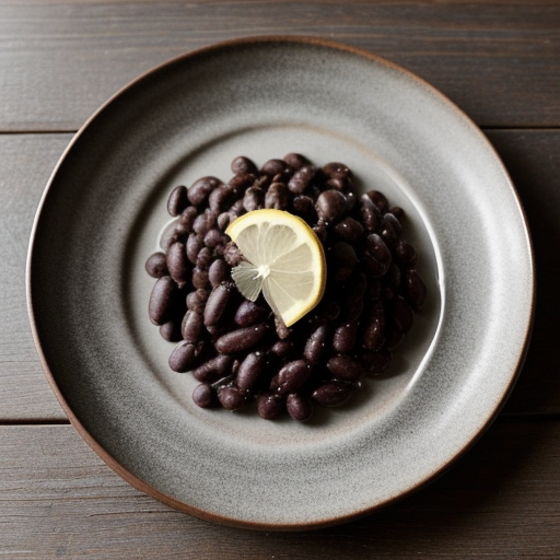 Tubetti With Lemon~ Black Beans & Olives recipe image
