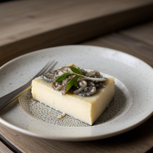 Tuma Cheese With Fresh Anchovies in Scapece recipe image