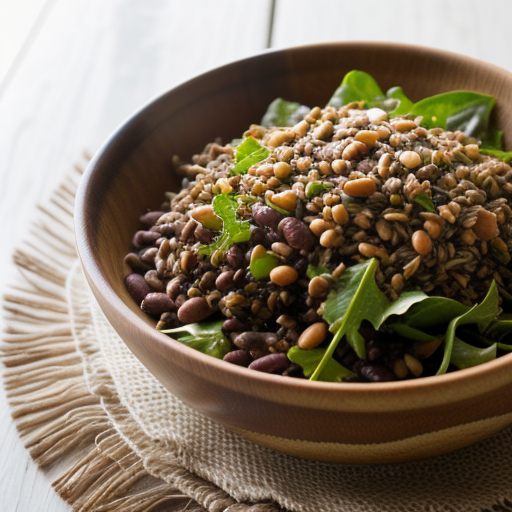 Tumbleweed~ Pinto Bean~ & Wild Rice Salad recipe image