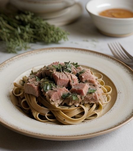 Tuna & Anchovy Pasta recipe image