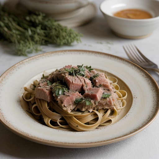 Tuna & Anchovy Pasta recipe image