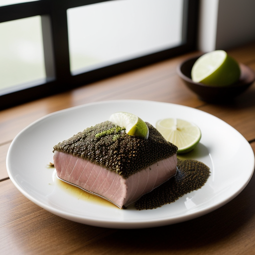 Tuna Au Poivre recipe image