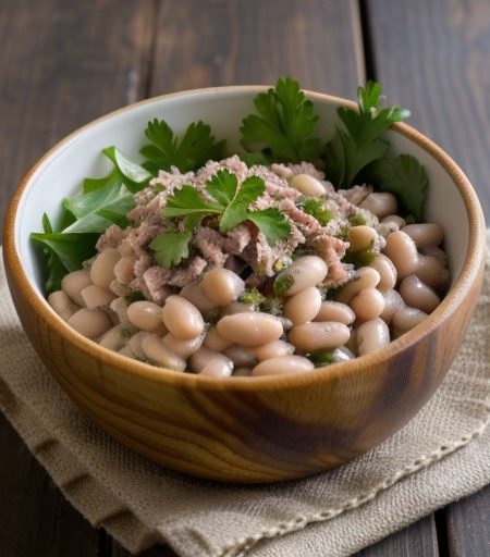Tuna, Beans and Onion Salad recipe image