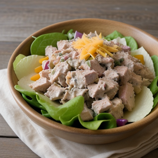 Tuna Cheese Salad recipe image
