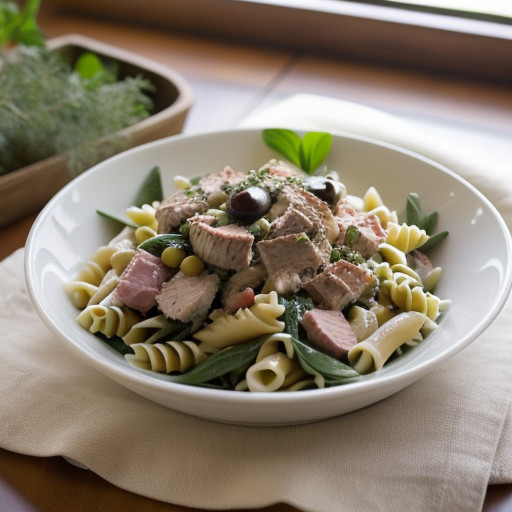 Tuna & Olive Pasta Salad recipe image