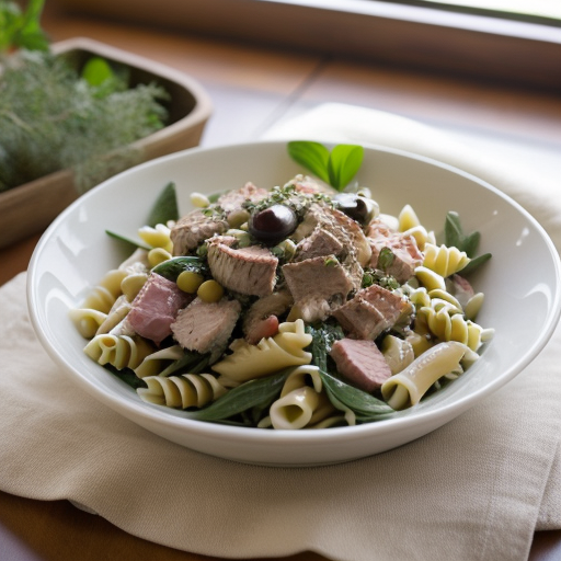 Tuna & Olive Pasta Salad recipe image