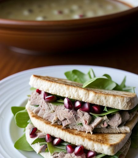 Tuna Pita Sandwiches recipe image