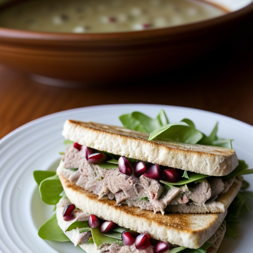 Tuna Pita Sandwiches recipe image
