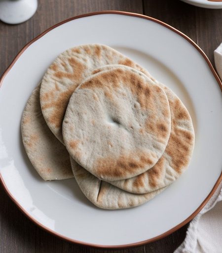 Tuna Pitas With Yogurt & Mustard recipe image