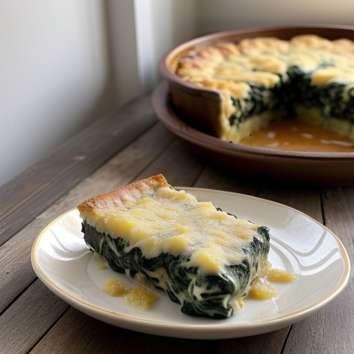 Tuna Spinach Au Gratin recipe image