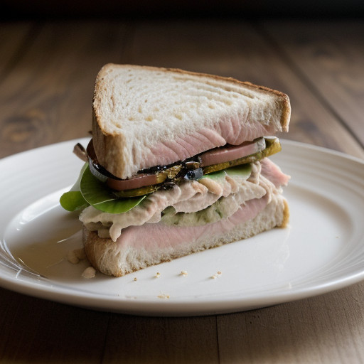 Tuna Steak and Vegetable Sandwiches - Bon Appetit recipe image