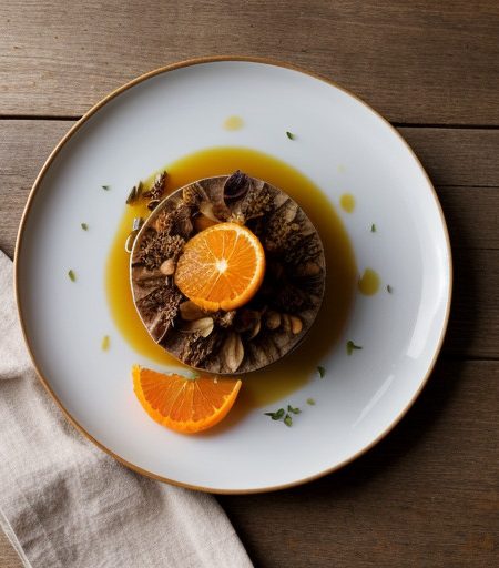 Tuna With Oranges & Shiitakes recipe image