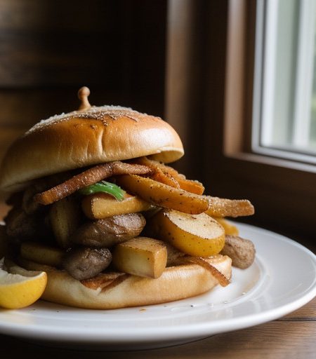 Turbo Dog Chicken With Home Fries recipe image