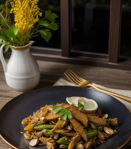 Turkey Almond Stir Fry recipe image