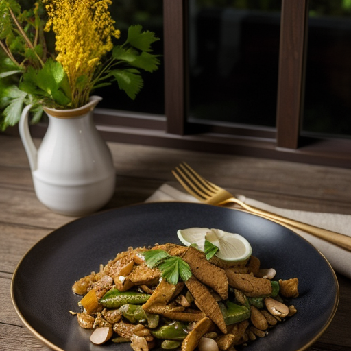 Turkey Almond Stir Fry recipe image