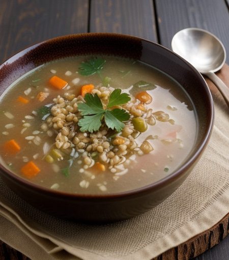 Turkey-Barley Soup recipe image
