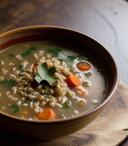 Turkey-Barley Soup recipe image