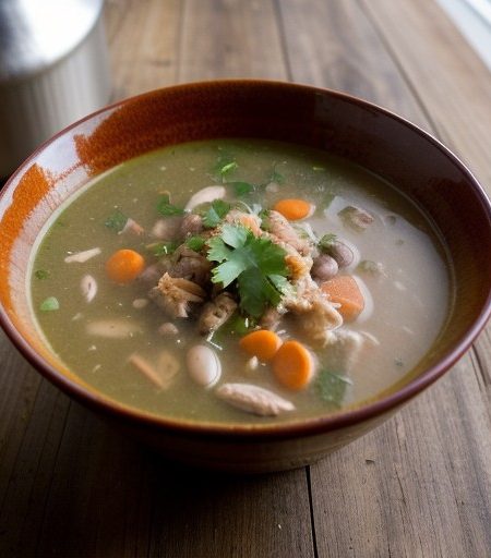Turkey, Bean and Rice Soup recipe image